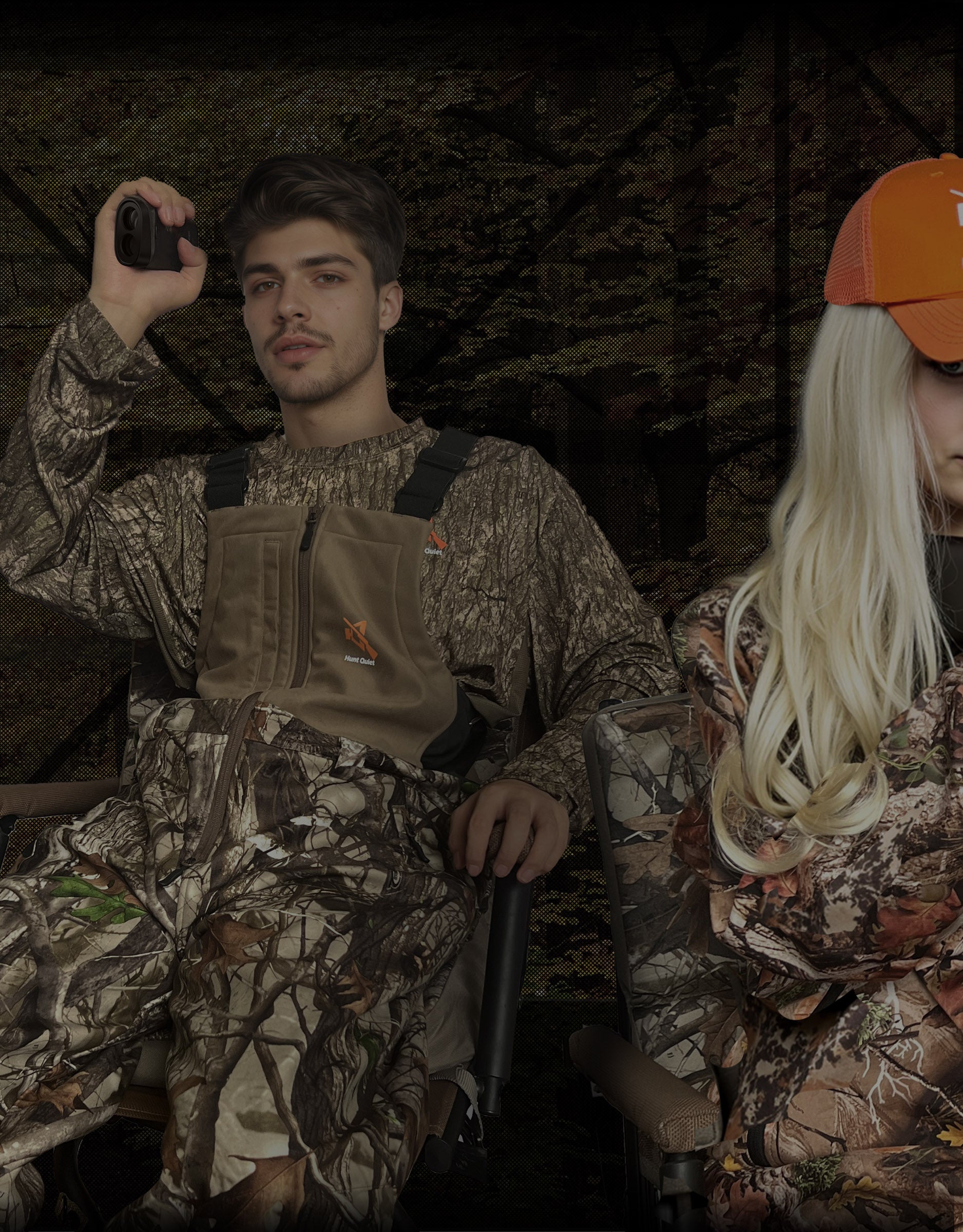 Hunt Quiet Hunting Clothes, Silent Water Resistant Hunting Suit Next Camo G2 (M-XXL)