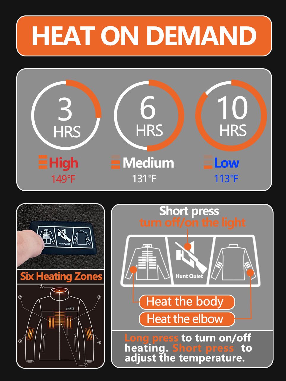 Women’s Heated Jacket Fleece with Power Bank, Rechargeable Coat for Hunting (Next Camo G2, Size S-XL)