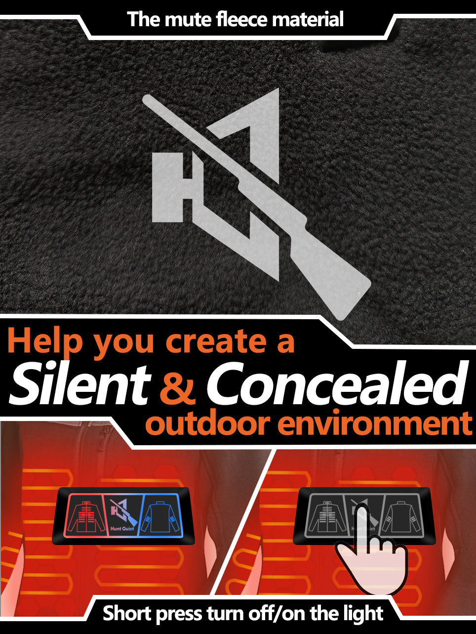 Women’s Heated Jacket Fleece with Power Bank, Rechargeable Coat for Hunting (Next Camo G2, Size S-XL)