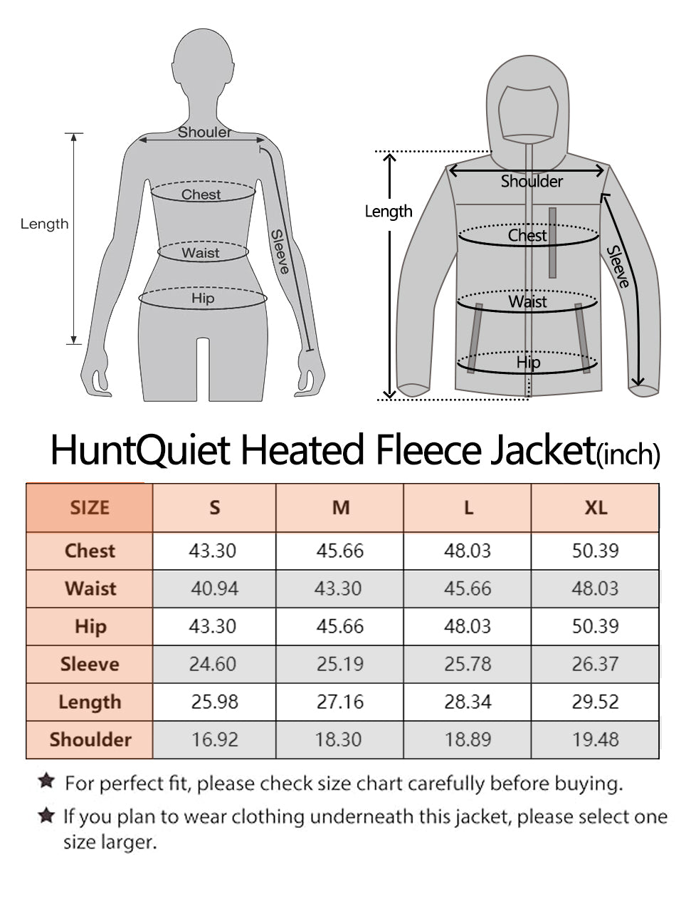 Women’s Heated Jacket Fleece with Power Bank, Rechargeable Coat for Hunting (Next Camo G2, Size S-XL)